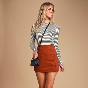 Lulu’s Anything is Posh-ible White Striped Top